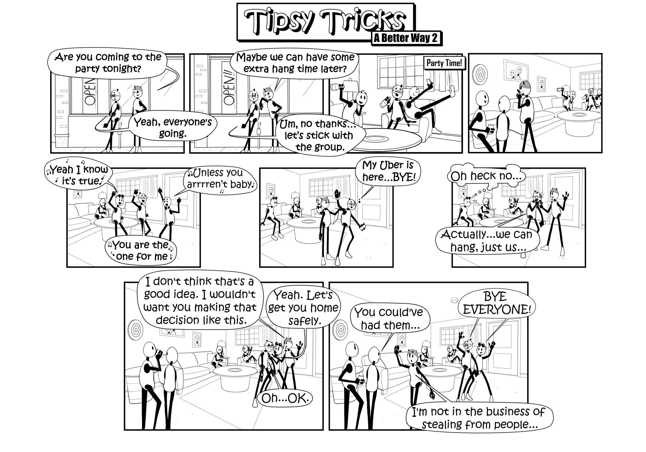 Tipsy TricksBW2 transparent